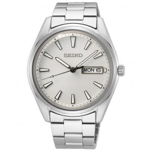 Seiko Herr 40 mm 100M Safir. Dag/datum