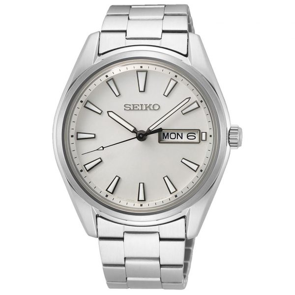 Seiko Herr 40 mm 100M Safir. Dag/datum