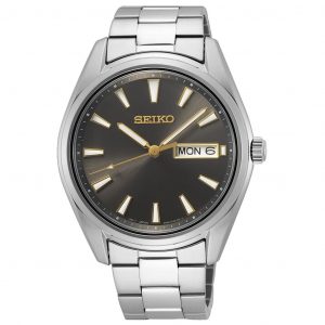Seiko Herr 40 mm 100M Safir. Dag/datum