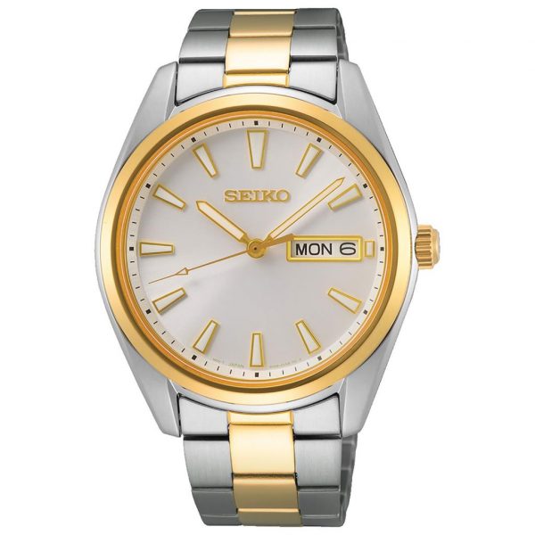 Seiko Herr 40 mm 100M Safir. Dag/datum