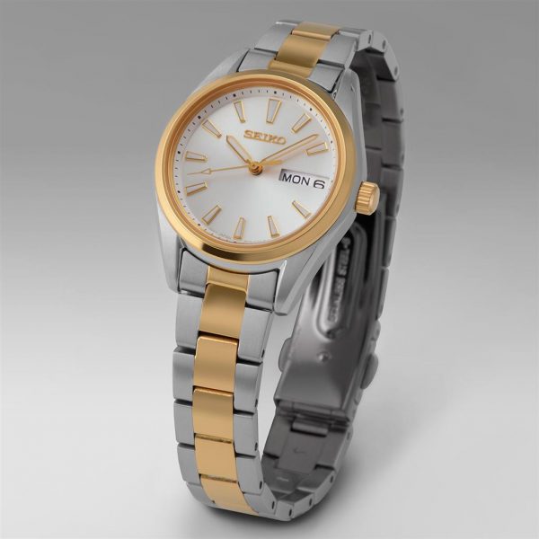 Seiko Dam 30 mm 100M Safir. Dag/datum - Bild 2
