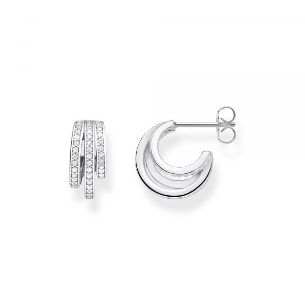 Thomas Sabo Creolörhängen med CZ. 1 par kvar