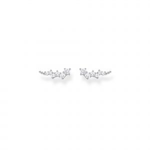 Thomas Sabo Örhänge Öronklättraren med sten. silver