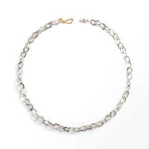 Sandberg Halsband Grim Silver/18 k guld 50/70 eller 90 cm