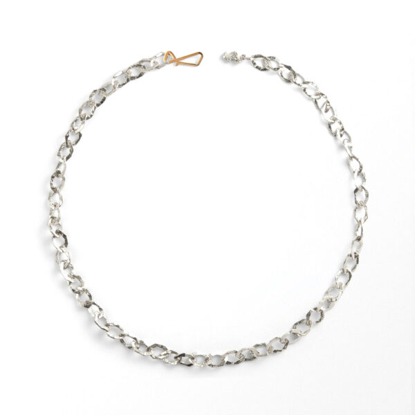 Sandberg Halsband Grim Silver/18 k guld 50/70 eller 90 cm