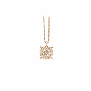 Piero Milano - Bloom Halsband guld 18 k med diamanter