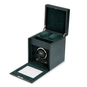 Wolf British Racing Green 1 piece watch winder