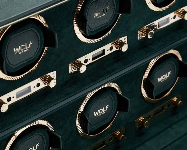 Wolf British Racing Green 8 piece watch winder - Bild 2