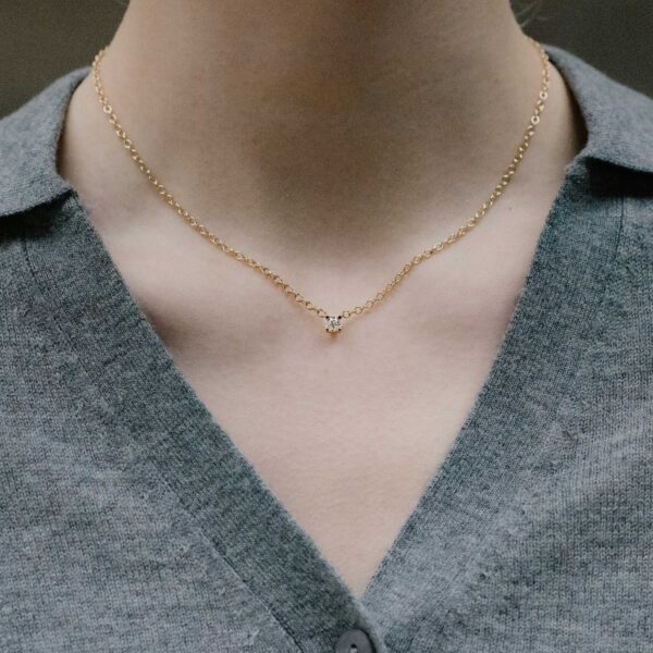 Sandberg Halsgropskedja Bonnie med Diamant 18k - 0,20 ct - Bild 2