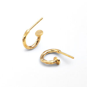 Sandberg Örhänge - Ringo Creol 18 k guld - 11 mm