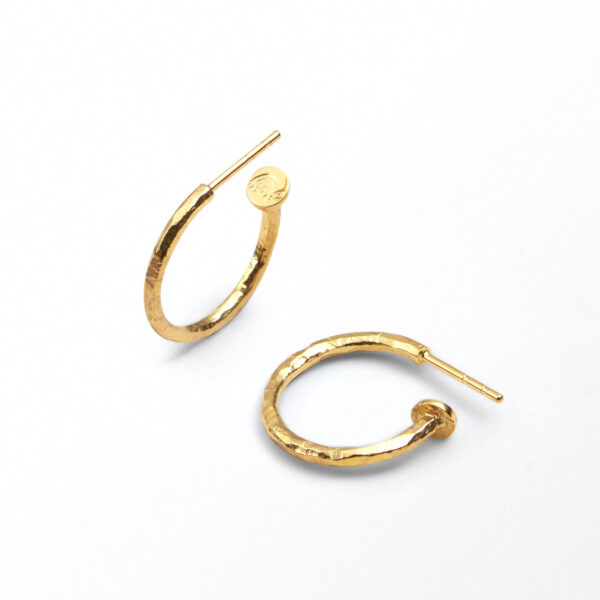 Sandberg Örhänge - Ringo Creol 18 k guld - 17 mm