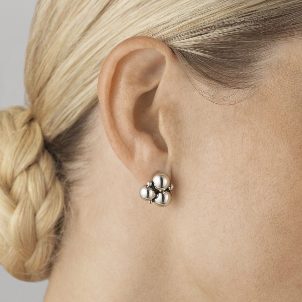 Georg Jensen Moonlight Grapes Örhängen Diamanter - Bild 2