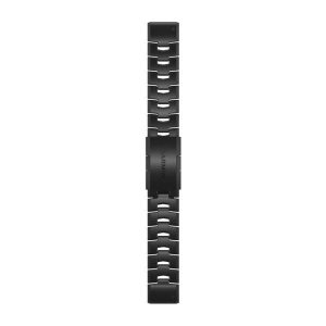QuickFit® 22-klockarmband Ventilerande titanarmband med kolgrå beläggning