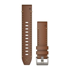 Garmin QuickFit® klockarmband italienskt vacchetta-läder. 22 mm