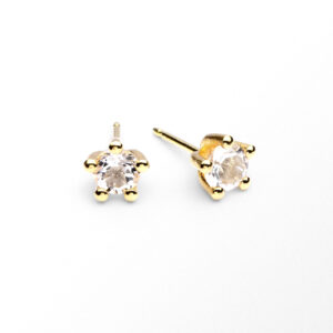 Sandberg Cocktail örhänge bergkristall 18 k. 5 mm