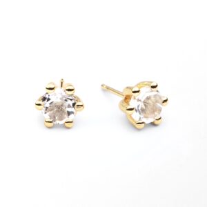 Sandberg Cocktail örhänge bergkristall 18 k 6 mm