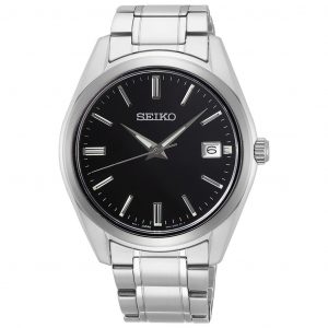 Seiko Herr 40 mm 100M Safir. Datum