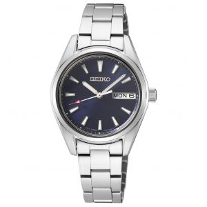 Seiko Dam 30 mm 100M Safir. Dag/datum
