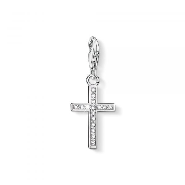 Thomas Sabo Charms berlock: Kors med stenar