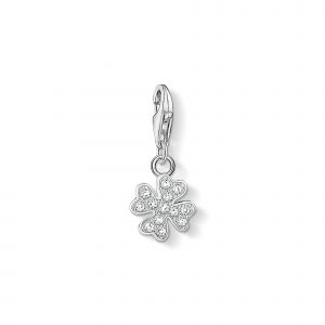 Thomas Sabo Charms berlock: Glittrande klöverblad