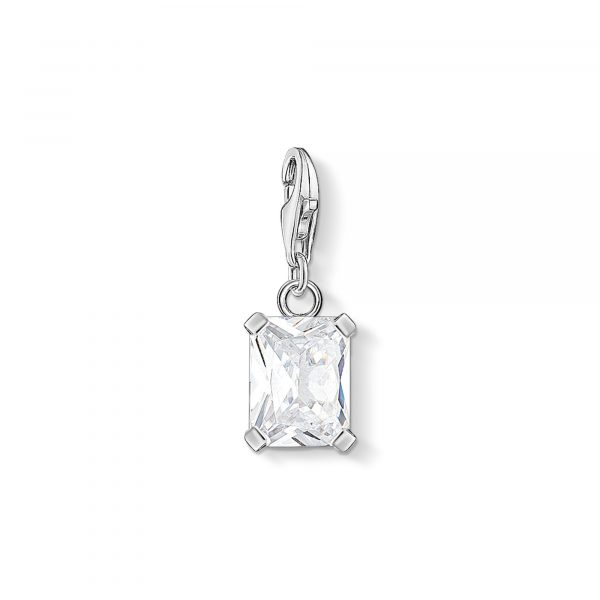Thomas Sabo Charms berlock: Vit sten