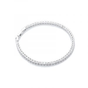 Chros Chopenhagen: Orpello – tennisarmband i 18 karat silver och zirkonia