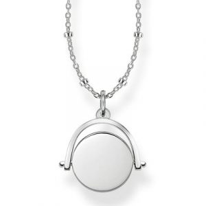 Thomas Sabo Halsband Snurrande platta