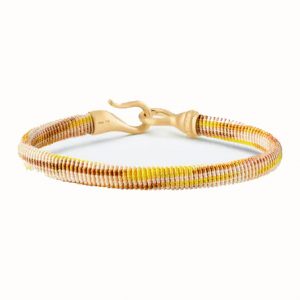 Ole Lynggaard Life Bracelet Wide i 18 K. 6 mm. - Golden Rope 1 exemplar