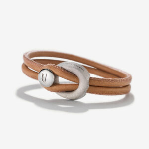 LINKS JEWELS Läder armband brunt. Nu bättre pris!