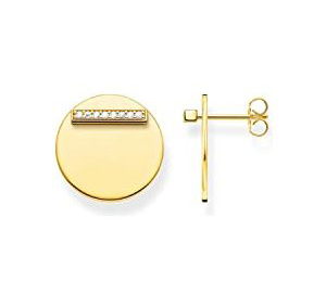 Thomas Sabo örhängen Together bricka Guldpvd