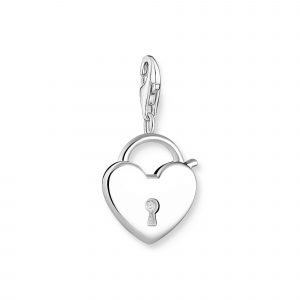 Thomas Sabo Charms berlock: Charm Hänglåshjärta silver. Sista ex