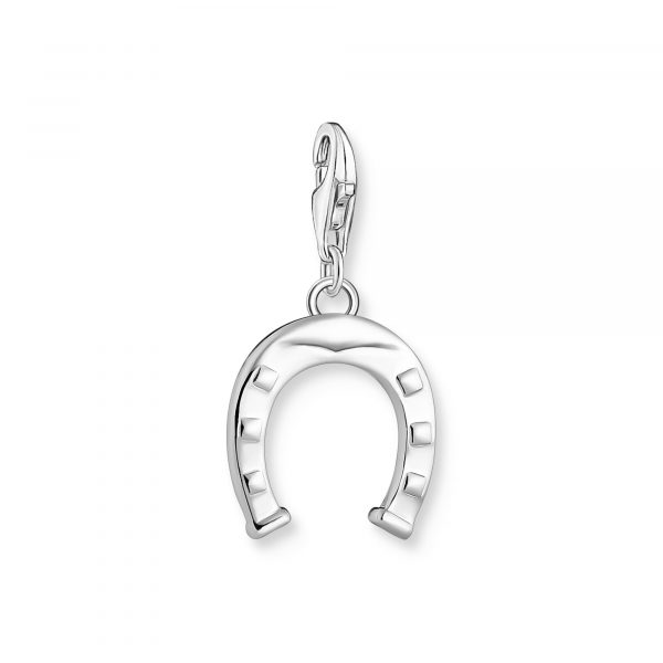 Thomas Sabo Charms berlock: Charm Hästsko med vita stenar.