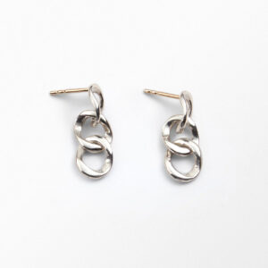 Sandberg Örhänge Lenk Mini - Örhänge i silver/18 k.