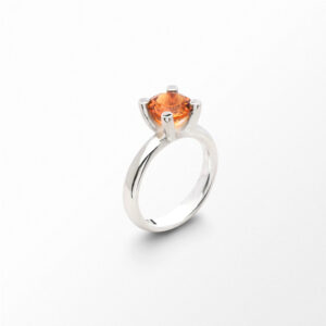 Sandberg Sinne - Ring i silver med med palmeira citrin, 8 mm.