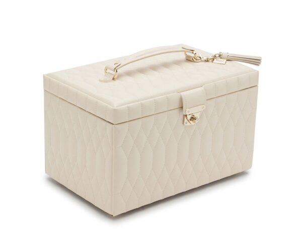 Wolf smyckeskrin. Caroline Large Jewellery Case Ivory.