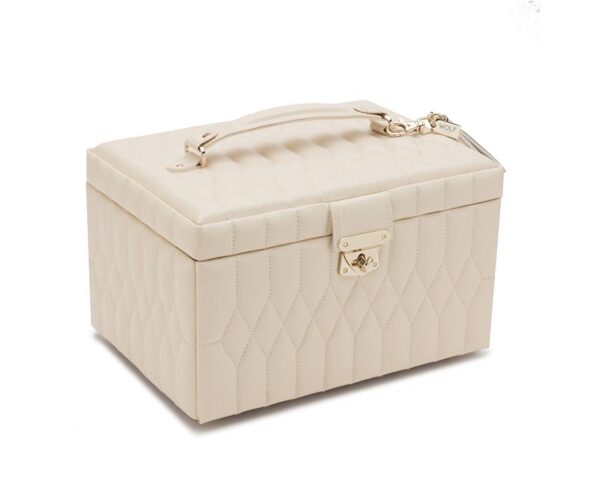 Wolf smyckeskrin. Caroline Medium Jewellery Case. Ivory.