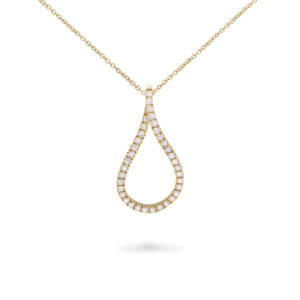 Piero Milano - Aria collection - hänge guld 18 k med diamanter. Beställningsvara