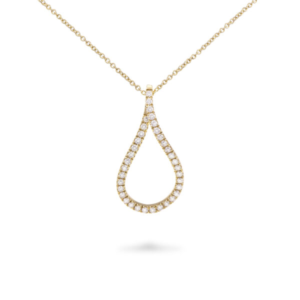 Piero Milano - Aria collection - hänge guld 18 k med diamanter. Beställningsvara