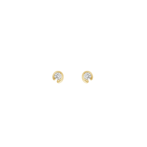 Georg Jensen Mercy Örhänge 18 K Guld, Diamant 0,20 ct. Sista exemplaret