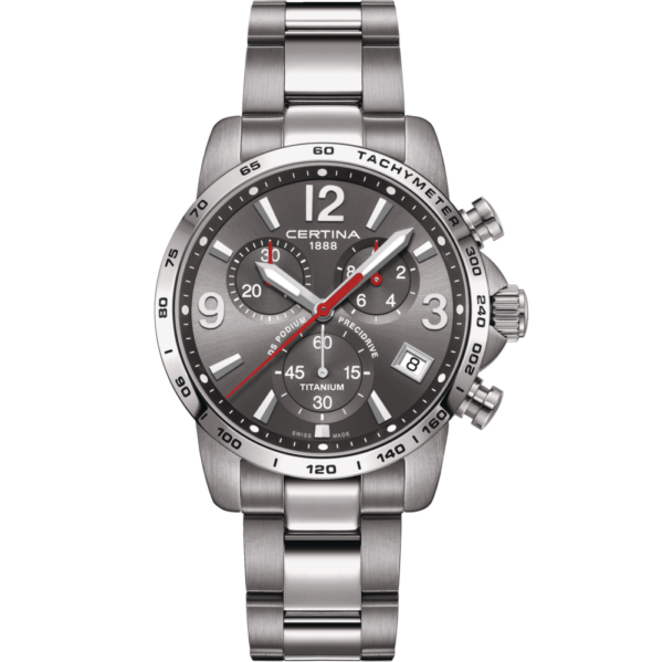 Certina DS Podium Chronograph Titan - 41 mm. Beställningsvara