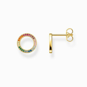 Thomas Sabo Cirkel örhängen med CZ Multi färg. sista ex