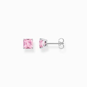 Thomas Sabo Örhängen med rosa sten, silver