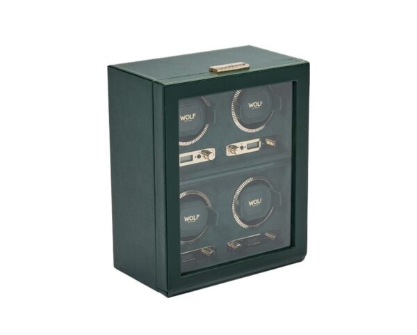 Wolf British Racing Green 4 Piece Watch Winder - Bild 3