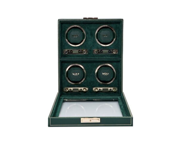 Wolf British Racing Green 4 Piece Watch Winder - Bild 4
