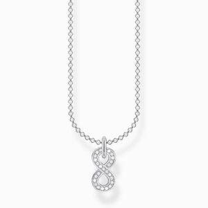 Thomas Sabo Charm halsband Infinity  pavè