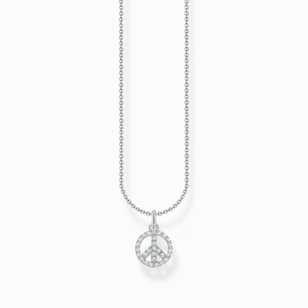 Thomas Sabo Charm - halsband Peace pavè