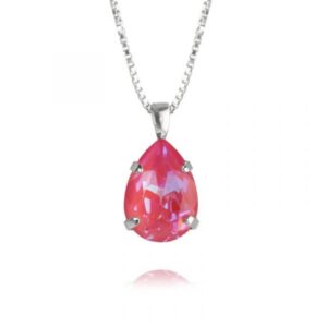 Caroline Svedbom Mini Drop halsband /Lotus Pink Delite