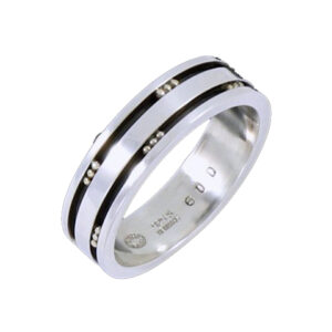 Georg Jensen Ring Silver Groove #60D