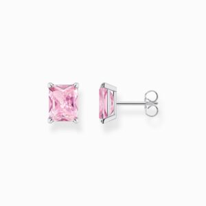 Thomas Sabo Örhängen med Rosa sten.