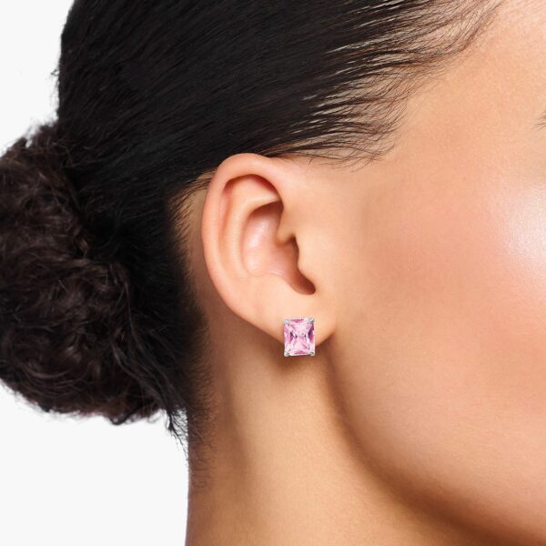 Thomas Sabo Örhängen med Rosa sten. - Bild 2